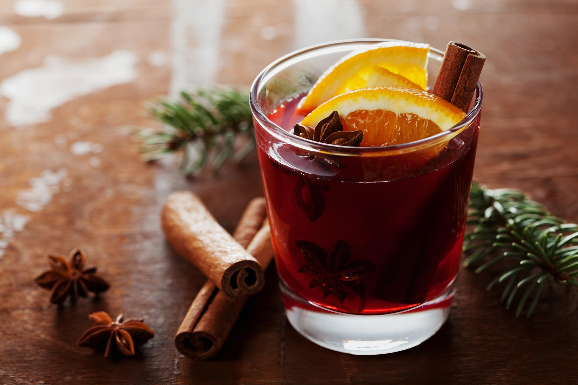 Vin chaud aux epices